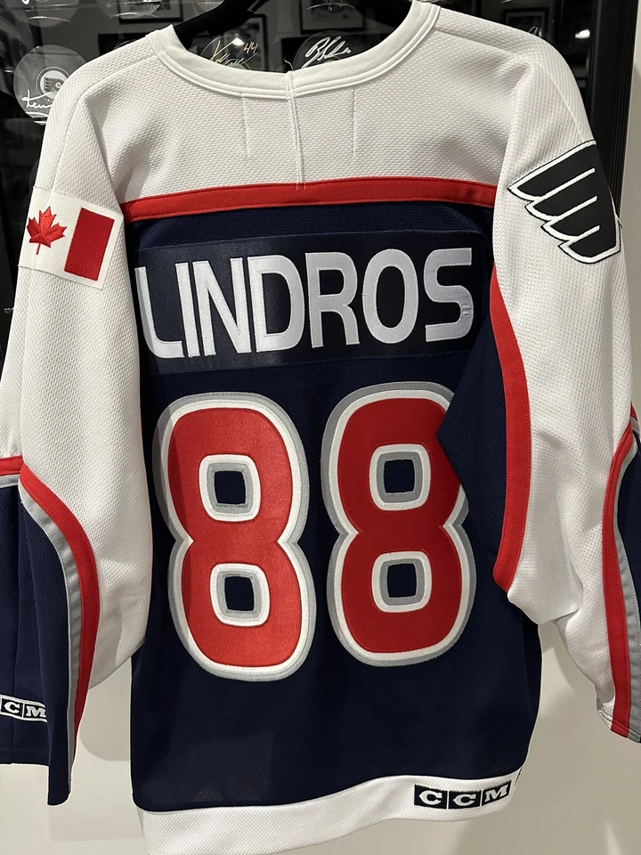 2000 Eric Lindros North America Flyers Replica CCM NHL All Star Jersey - Image 2 of 4