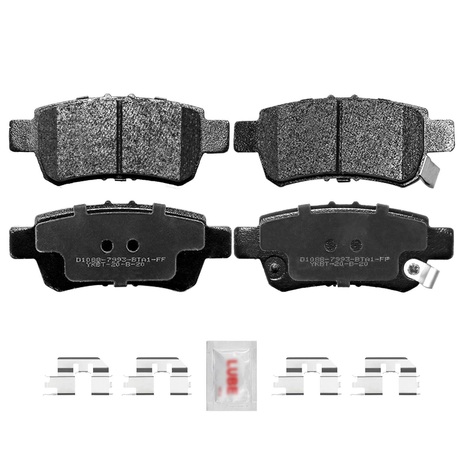 Acura RDX Rear Brake Kit Rear Ceramic Brake Pad & Rotor Kit For Acura RDX & Honda CR-V (2005-2014 Models) Ceramic Brake Kit - Foto 7