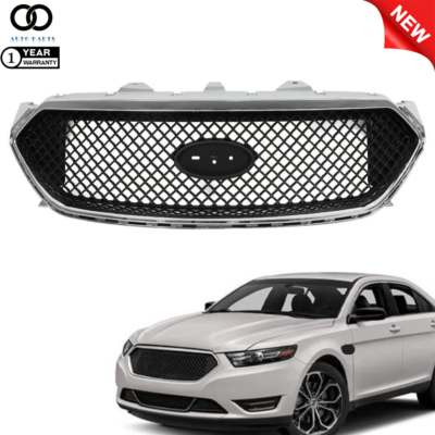 For Ford Taurus SHO 2013-2018 Front Upper Grille Grill Matte Black