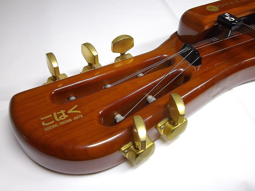 SUZUKI 電気大正琴 KOHAKU こはく ソプラノ CHK-1 ケース付き 中古良音