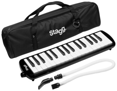 STAGG MELOSTA32 BK Melodica inkl. Tasche, schwarz