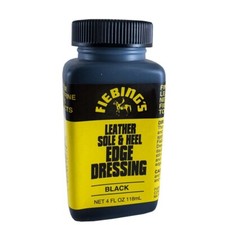 Fiebing's 4 Ounce Bottle Black Leather Sole and Heel Edge Dressing