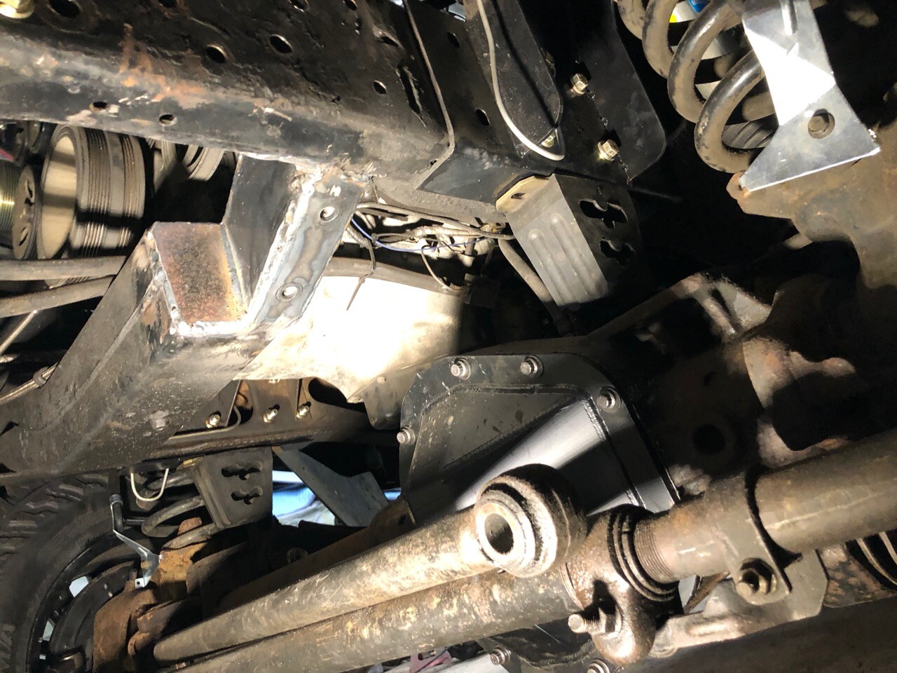 Ford Highboy Super Duty Axle conversion kit. 05+ coil spring axle in 67