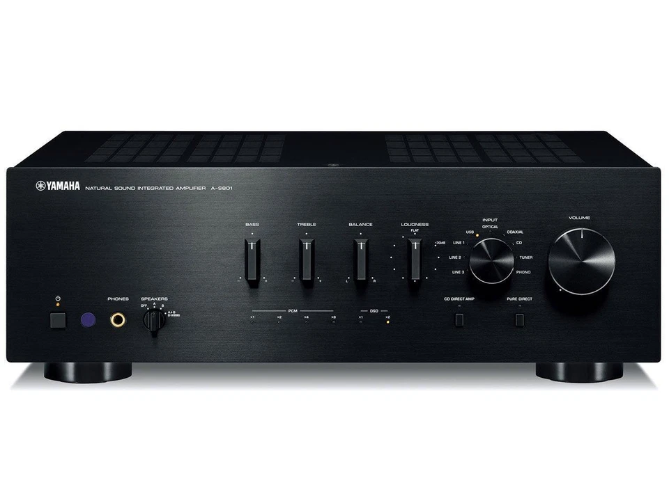 Yamaha A-S801B Integrierter Verstärker Schwarz Neu - Bild 1 von 3