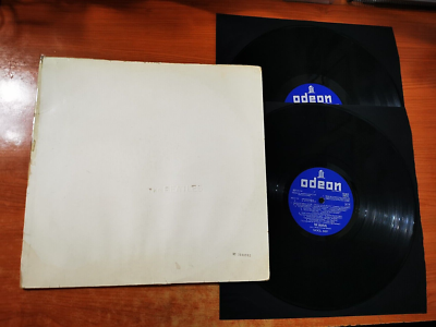 THE BEATLES White Album RARE SPANISH 2 LP VINYL 1968 MONO