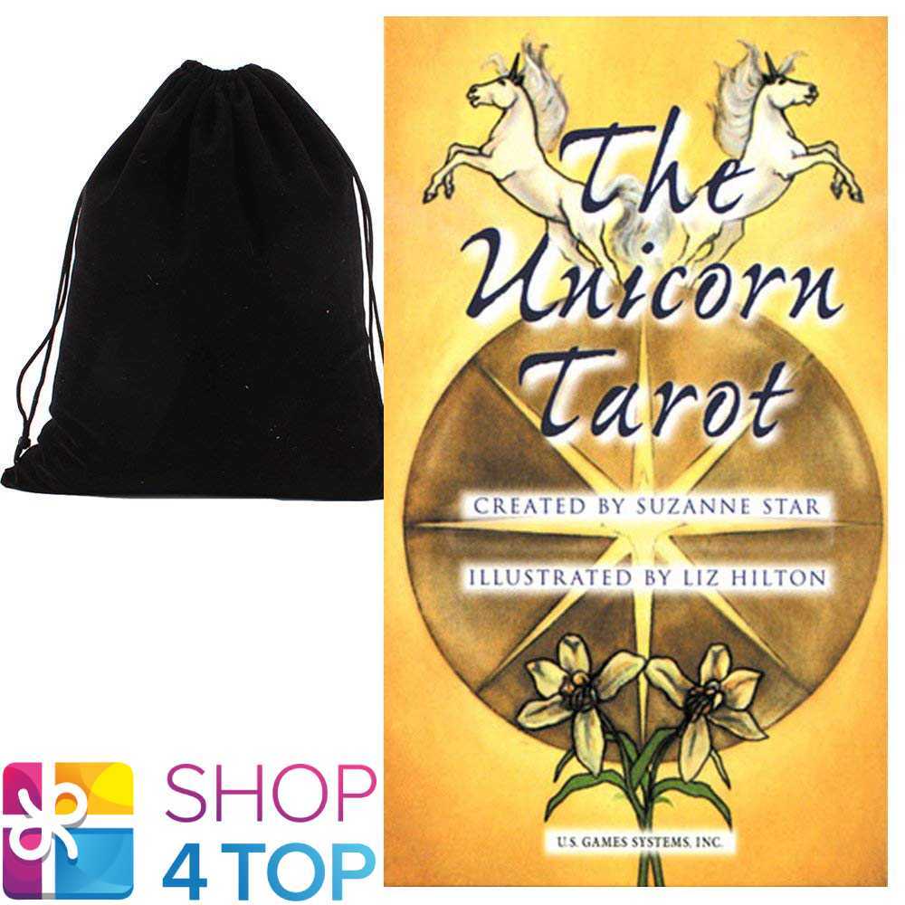 UNICORN TAROT CARDS DECK SUZANNE STAR LIZ HILTON US GAMES WITH VELVET BAG  NEW 9780880791427 | eBay