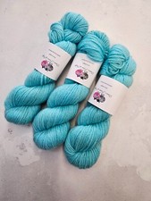 Romney yarn, Aran weight, 100g, ROBINS EGG BLUE
