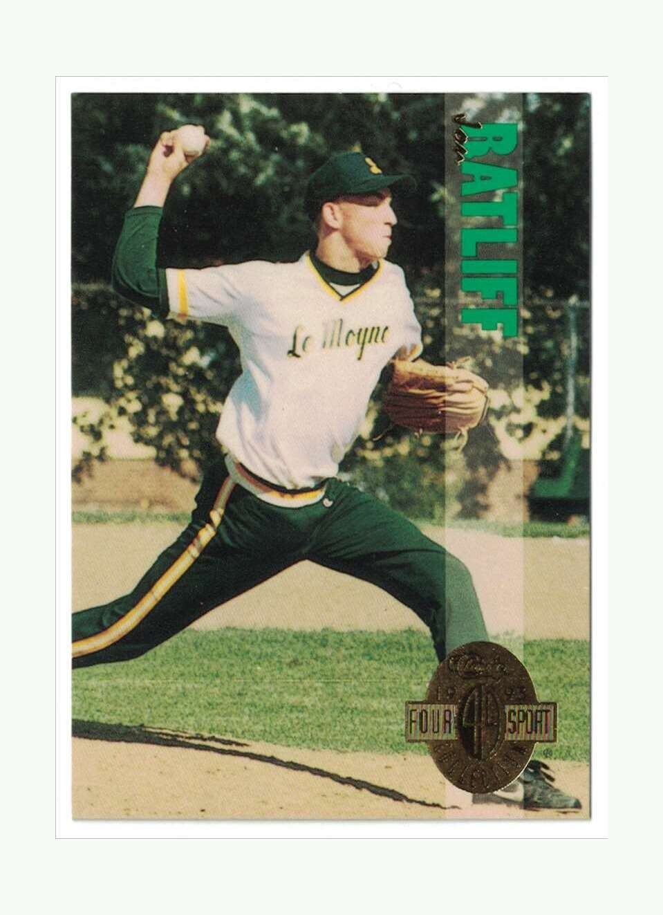 1993 Classic Four Sport Collection #293 Jon Ratliff ROOKIE RC
