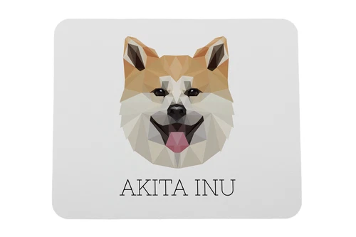 Akita geometrische onderlegger Art-Dog