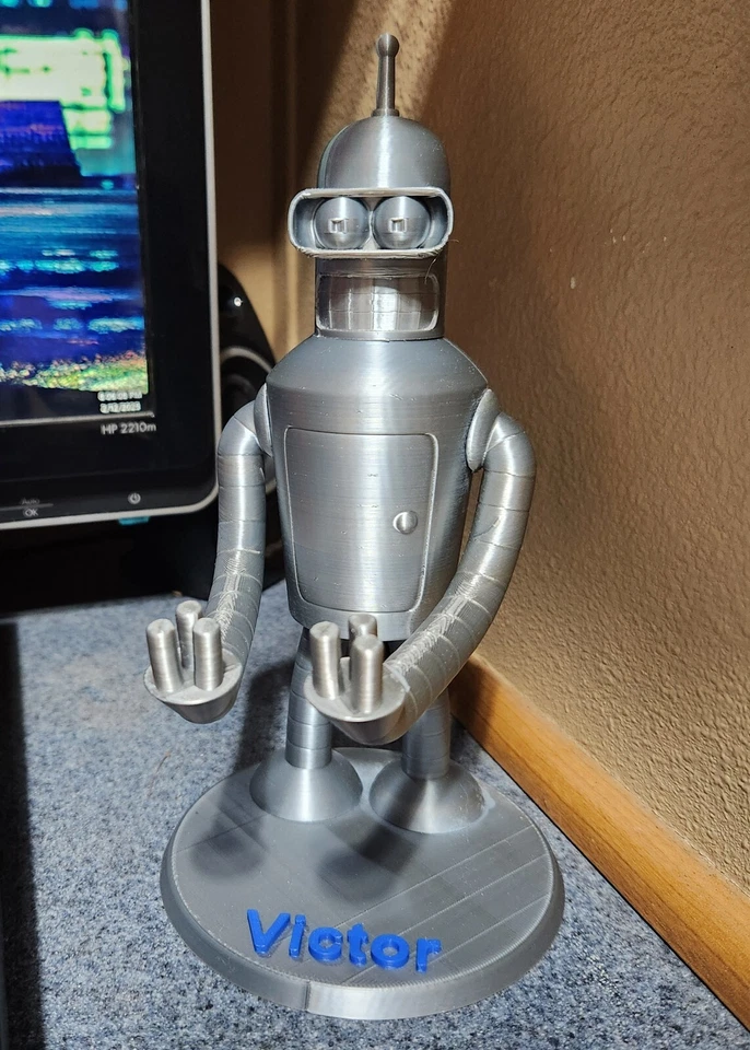 Customizable Futurama Bender Robot Controller Holder – Add Name or Gamertag! - Image 2 of 2