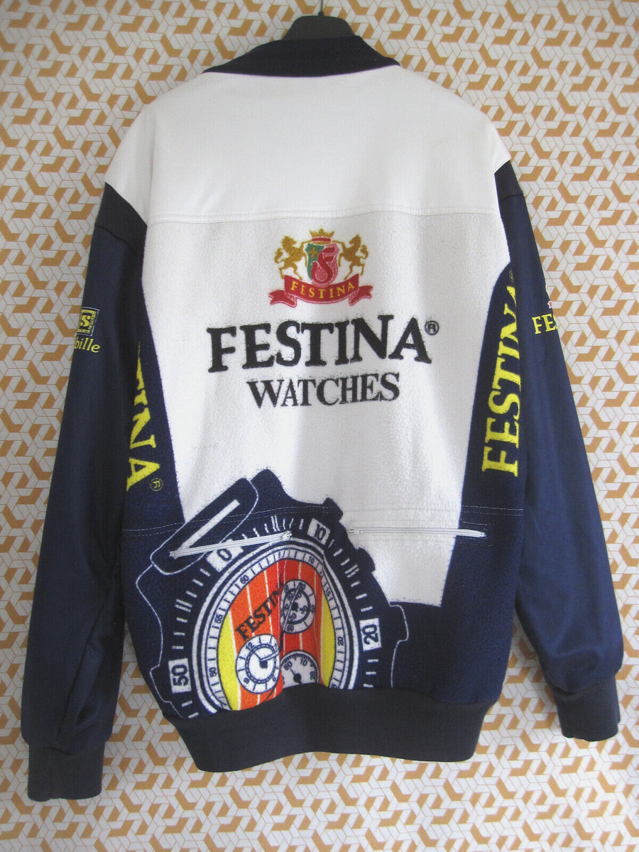 Veste Cycliste Vintage FESTINA / Sibille – Hiver – Taille XL – Époque Virenque