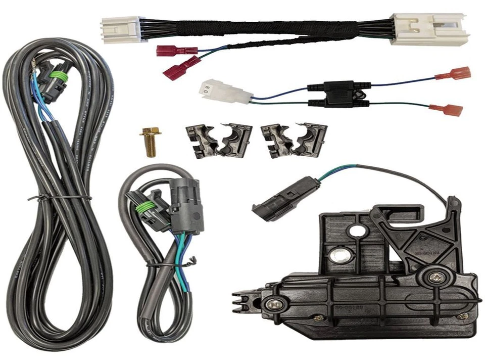 Bloqueo eléctrico de puerta trasera Pop & Lock con arnés Plug & Play para Toyota Tacoma 16-23 Foto 3 de 3