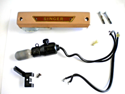Singer Light Assembly Vintage Original Singer 401A Sewing Machine Hood & Light Assembly | eBay