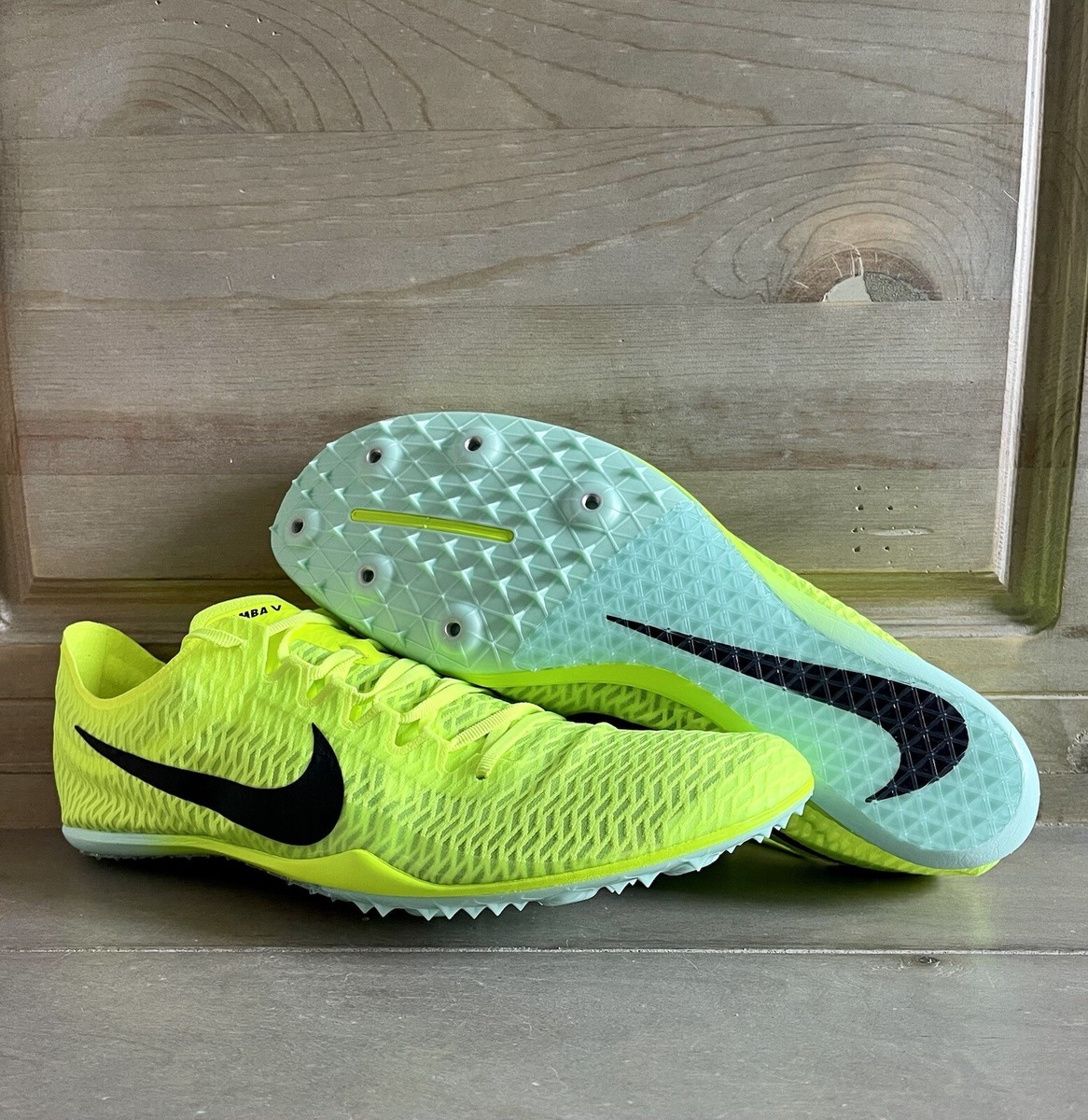 Nike Zoom Mamba V Track and Field Spikes Volt / Black DR9945  display picture 1