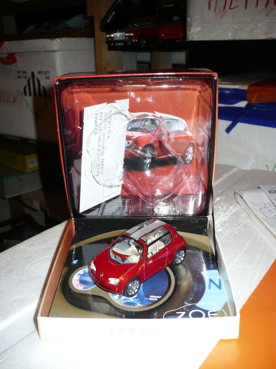 RENAULT ZOE CONCEPT NOREV MINIATURE CAR IN BOX 1/43