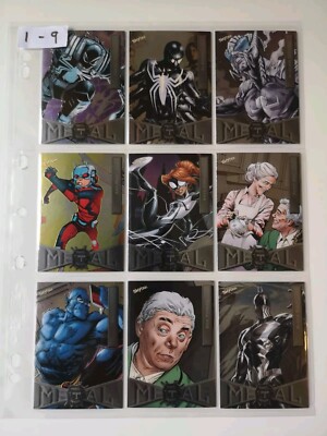 MARVEL 2022 MARVEL METAL UNIVERSE SPIDER-MAN EINZELKARTEN AUSWAHL