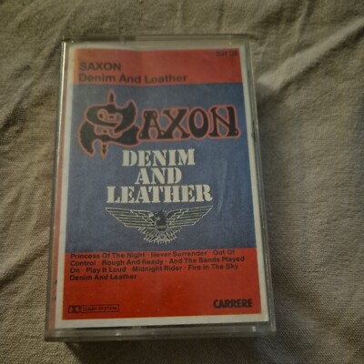 Saxon Denim And Leather Musikkassette MC 1981-3134138