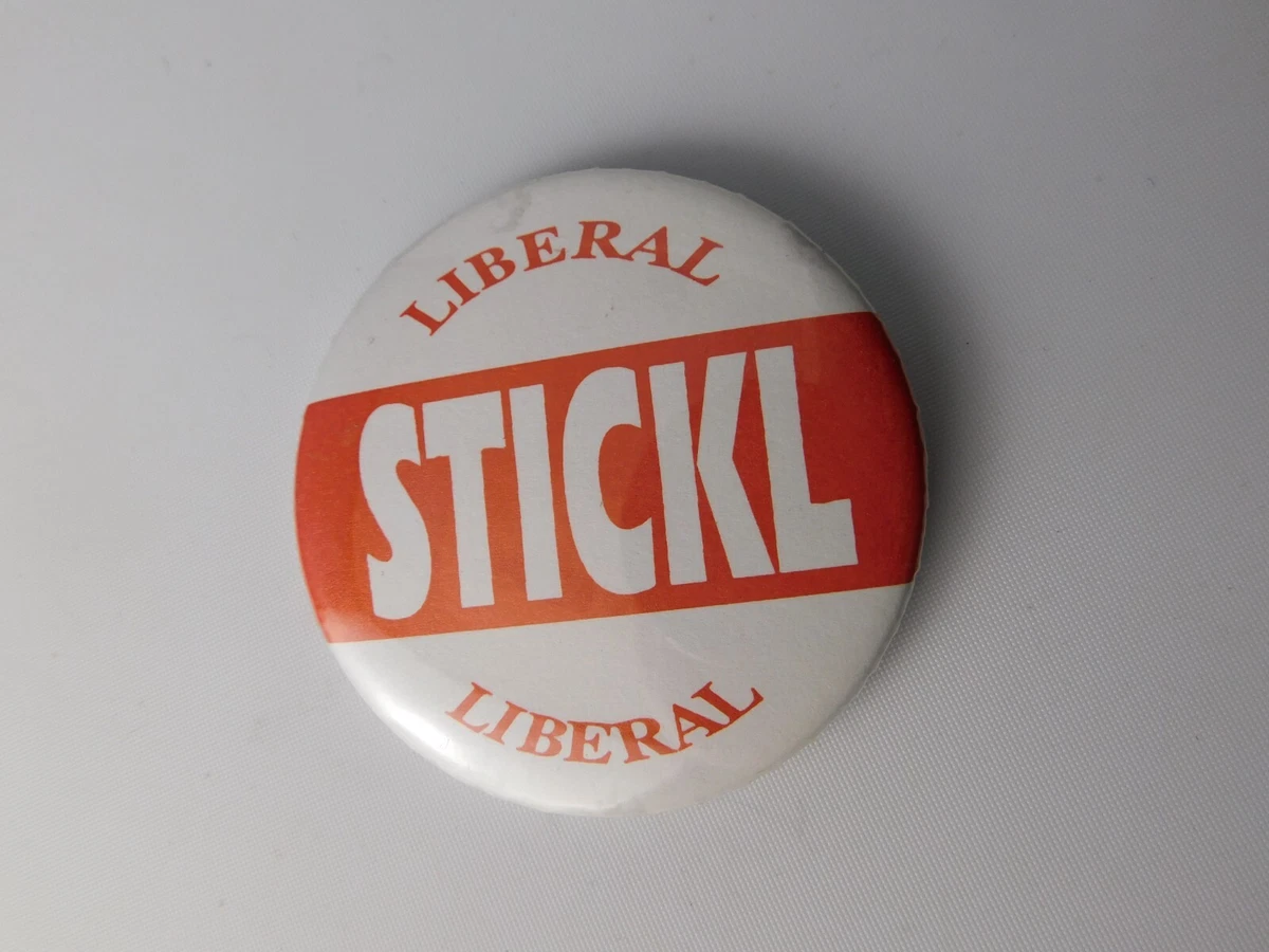 LIBERAL STICKL BUTTON PIN PARTY ELECTION CAMPAIGN ADVERTISING CANADA