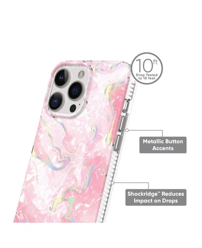 PROTECT ONN PHONE CASE FOR APPLE IPHONE 14 PRO MAX PINK MARBLE-NEW IN PACKAGE - Zdjęcie 4 z 8