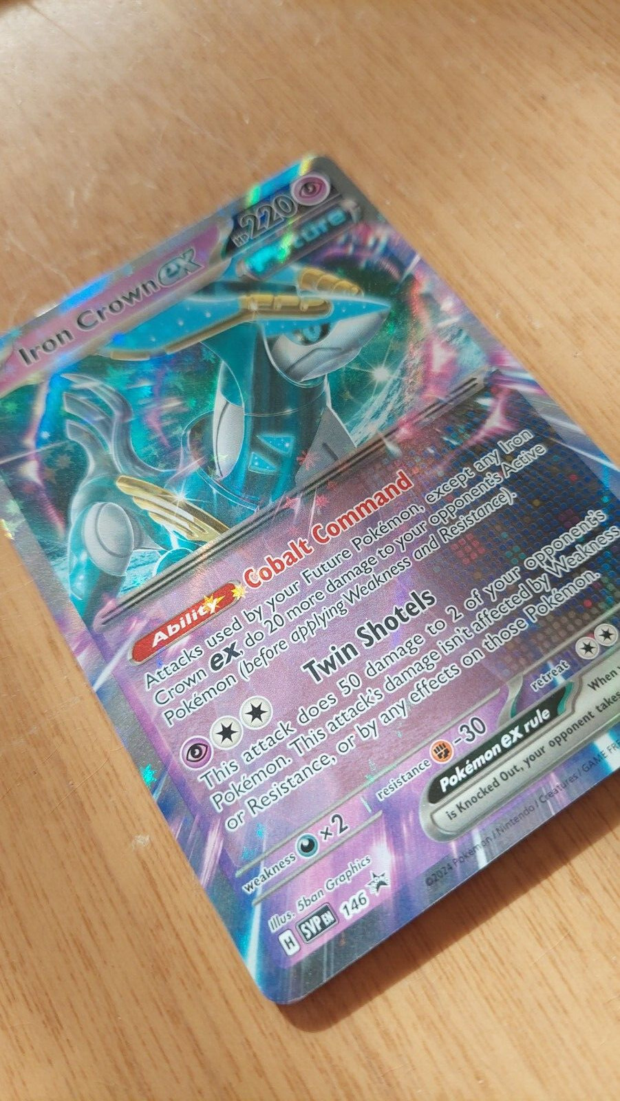 Iron Crown ex 146 Full Art Pokemon card