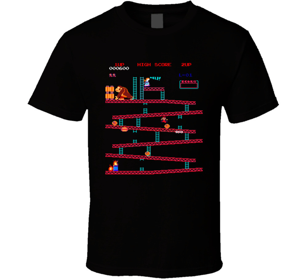 camiseta donkey kong