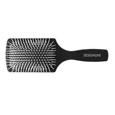 Regis DESIGNLINE Cushion Paddle Brush for Blow Drying - Flat Nylon Bristle Brush