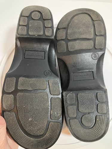 BROWN'S LANDING Osaka Women's Soft Padded Black Leather Clogs Shoes SZ 8 M - Picture 13 of 13