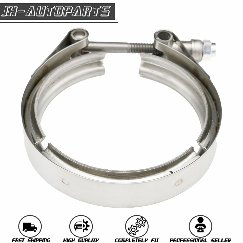 Exhaust To Turbo Inlet V-Band Clamp For Ford 6.0L 7.3L - Foto 14