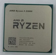 AMD Ryzen 3 2200G AM4 CPU Processor R3 2200G Quad Core 4-Thread Desktop 3.5GHz