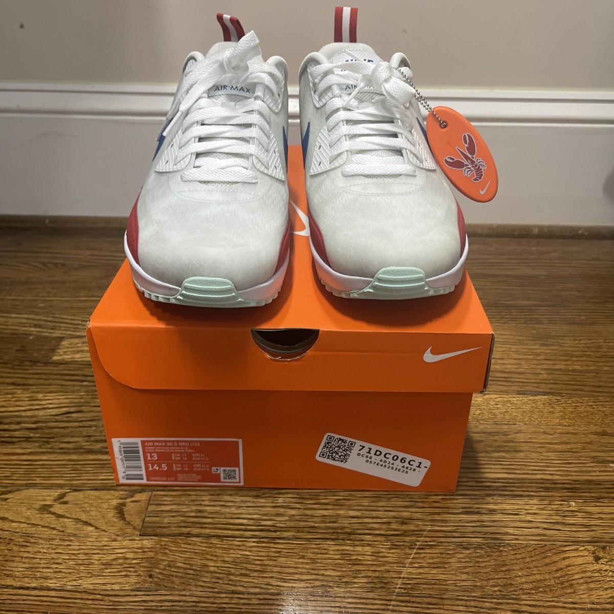 NIKE AIR MAX 90G NRG U22　DM9009 146 NEW Size 13 Nike Air Max 90 Golf NRG U22 Open Brookline