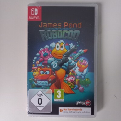 James Pond: Codename Robocod - Nintendo Switch Spiel NEU SEALED CODE