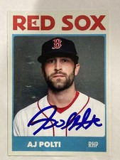 AJ Andrew Piloti - Boston Red Sox Autographed Custom Card (spelling error)