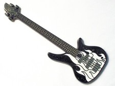 Fire-Rock Guitar - Black Nickel White Finish - New Unactivated Geocoin