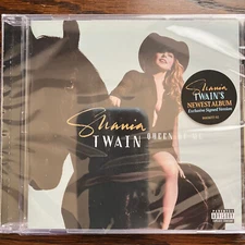 SHANIA TWAIN QUEEN OF ME CD WITH SIGNED INSERT BRAND NEW FACTORY SEALED!