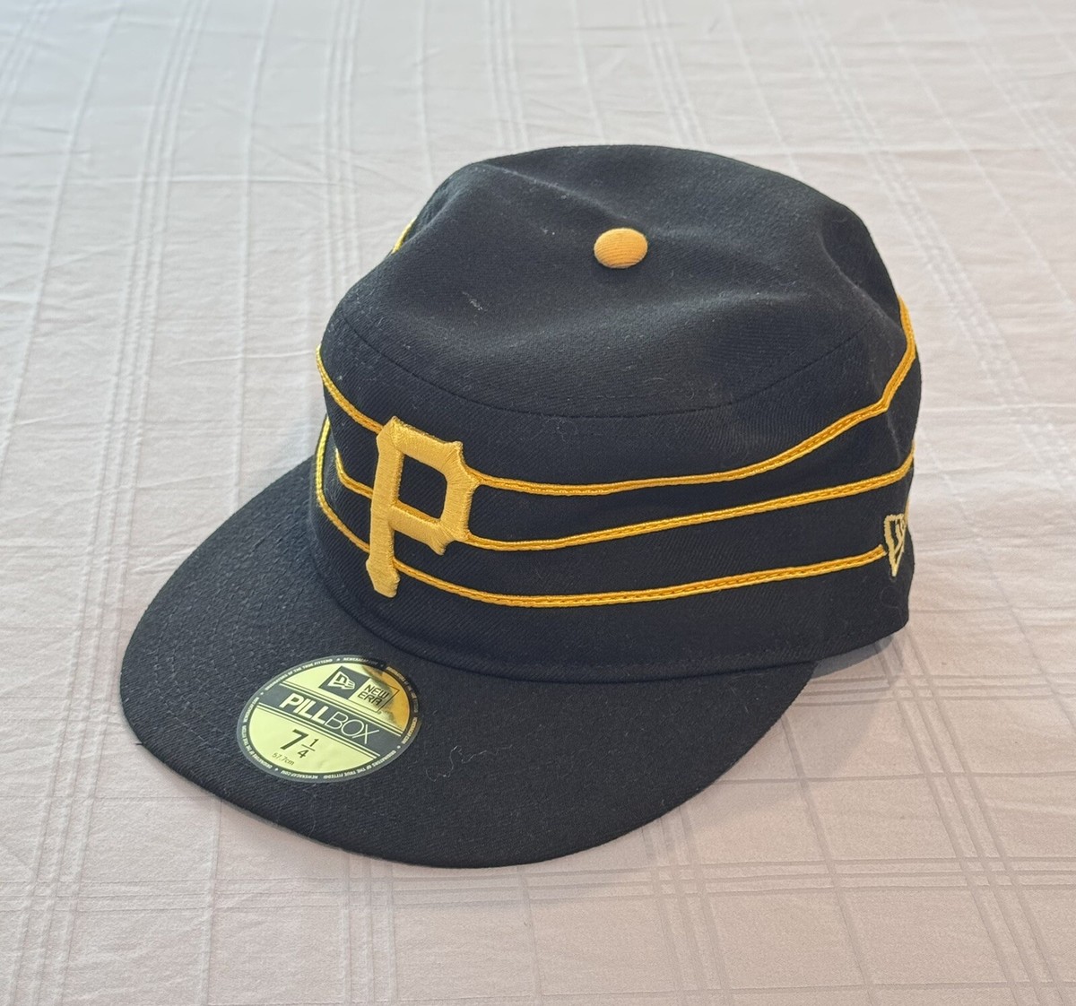 NEW PITTSBURGH PIRATES NEW ERA PILLBOX TROWBACK BLACK FORBES FIELD