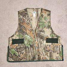 Men s Vintage Ozark Trail Lightweight Camo Hunting Vest Size XL