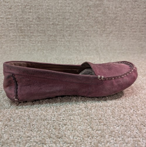 UGG Casual Shoes Womens Size 7.5 Milana Purple Suede Slip On Comfort Flat - Picture 4 of 14