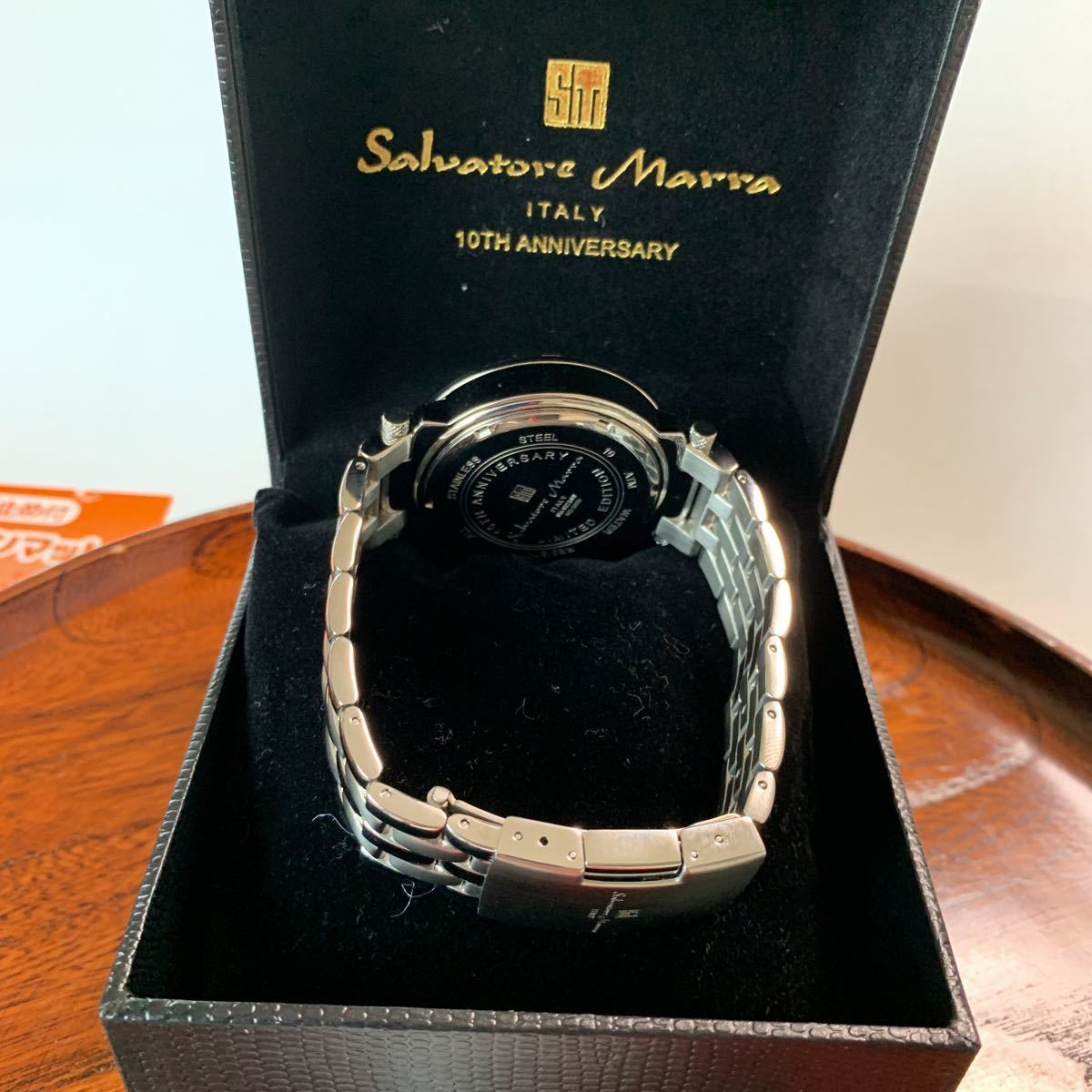 Salvatore Marra 10th Anniversary 時計 雑誌掲載10周年記念モデル【Salvatore Marra】セラミック＆天然
