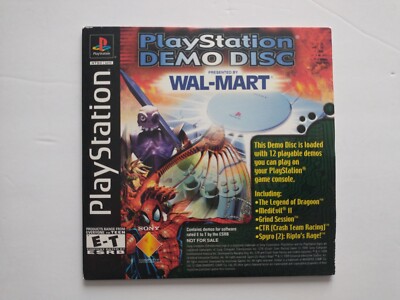 Playstation 1 / PS1 Demo Disc by Wal-Mart (TOMBA! 2, MediEvil II