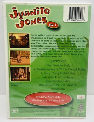 Juanito Jones - Vol. 1 (DVD) Spanish, Animated! BRAND NEW
