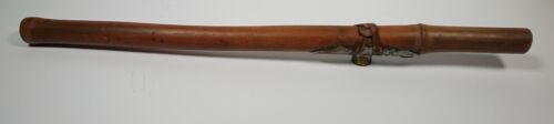 Large Antique Chinese Bamboo Pipe, circa 1890 - Picture 4 of 24