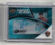 2019-20 UD Ice Under Glass Signatures UG-AB Aleksander Barkov Florida Panthers