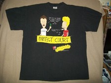 1993 MTV BEAVIS AND BUTTHEAD STANLEY DESANTIS INSECT COURT X LARGE T SHIRT OFFER