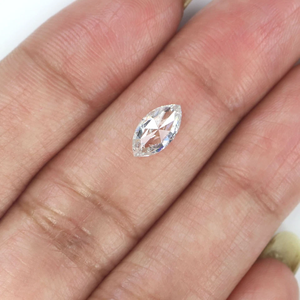0.87 CT Natural Loose Marquise Cut Diamond 8.85 MM White-G Color Diamond QL2685 - Image 3 of 4
