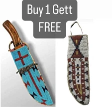 Indian Beaded Knife Cover Native American Sioux Knife Sheath Buy 1 Get 1 Free