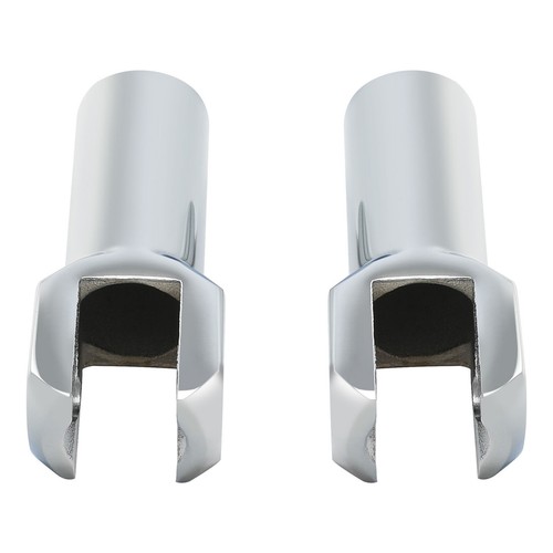 Chrome 2.25" Passenger Foot Pegs Support Mount Clevis Kit Fit For Harley Softail - Picture 4 of 10
