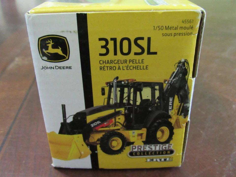 Retroexcavadora TOMY 1/50 PRESTIGE COLLECTION JOHN DEERE 310SL - NUEVA EN CAJA Foto 4 de 4