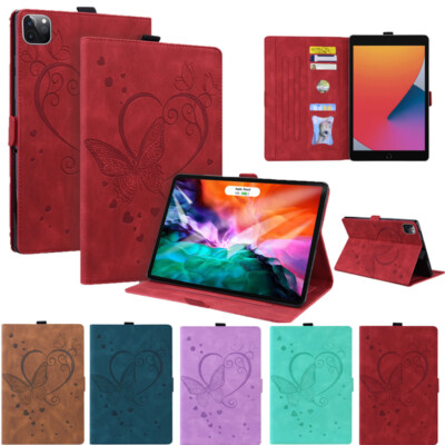 Fr iPad 6/7/9/10/11th Gen Mini Air Pro 11 2025 PU Leather Stand Smart Case Cover