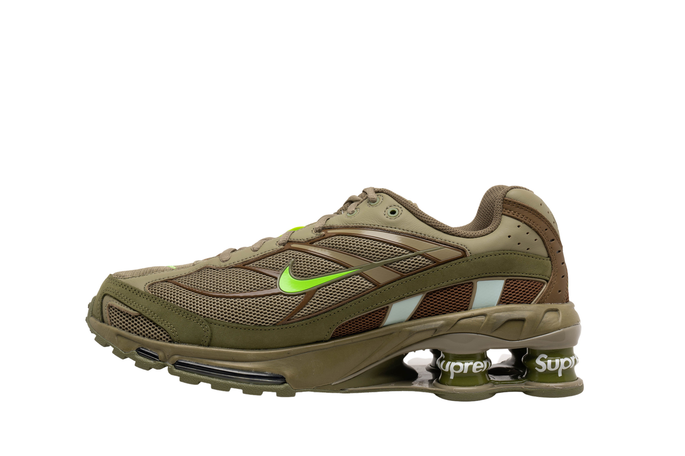 Nike Shox Ride 2 x Supreme Neutral Olive 2022 for Sale Authenticity