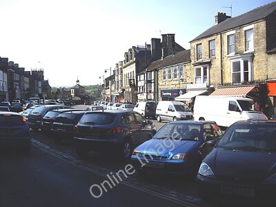 Photo 6x4 Market Place, Barnard Castle Crowded with Saturday morning traf c2011